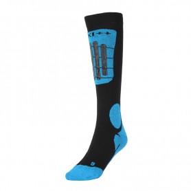 Chaussettes de ski Technical Ski Socks Noir / Bleu Unisexe