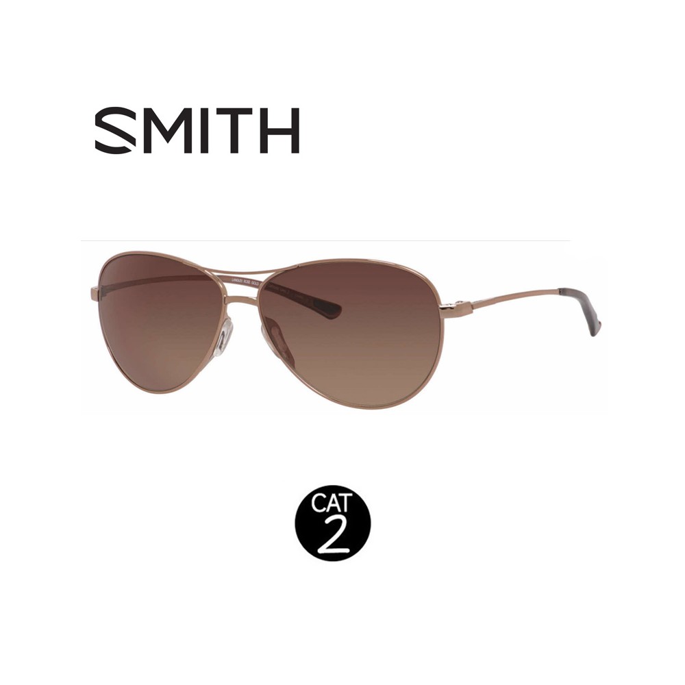 Lunettes SMITH Langley Rouge Or Femmes