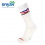 Chaussettes de ski RYWAN Ma Station Blanc Unisexe