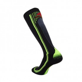 Chaussettes de ski RYWAN Cortina Noir / Gris / Jaune Unisexe