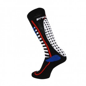 Chaussettes de ski RYWAN Fury Noir / Bleu Unisexe