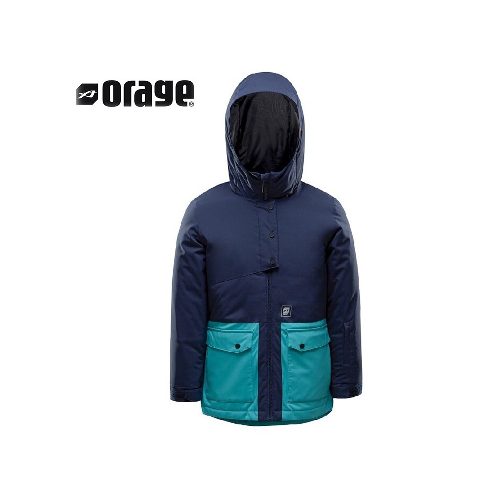 Veste de ski ORAGE Norah Bleu Fille