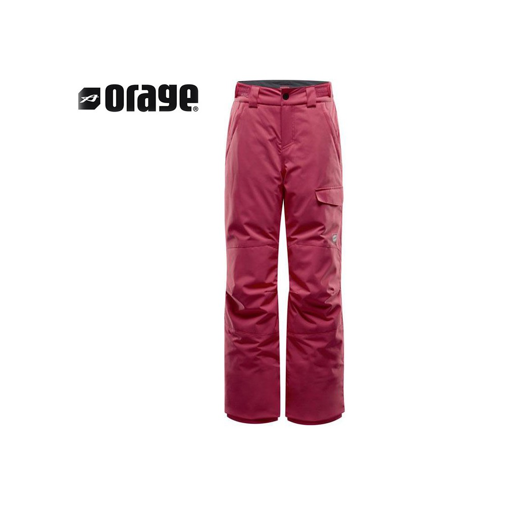 Pantalon de ski ORAGE Tassara Rose Fille