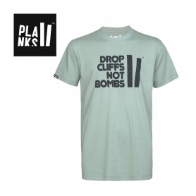 Tee-shirt PLANKS Drop Cliffs Original Vert Homme