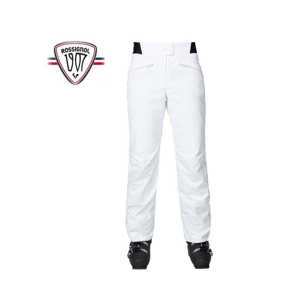 Pantalon de ski ROSSIGNOL Classique Blanc Femme