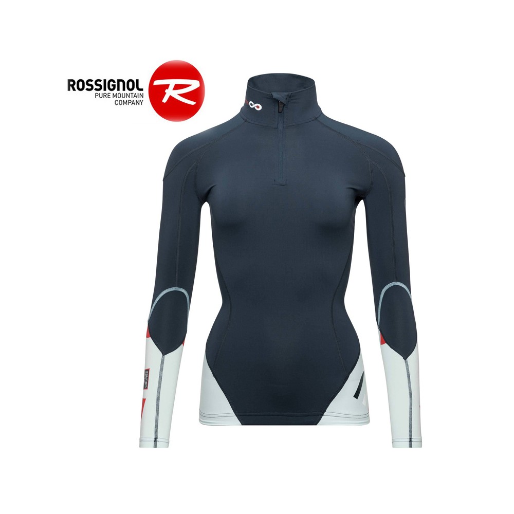 Maillot ROSSIGNOL Infini Compression Bleu marine Femme