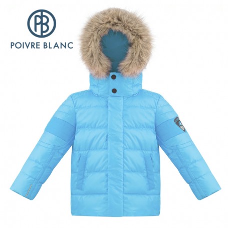 Doudoune POIVRE BLANC W18-1215 BBBY/A Bleu Bébé Garçon