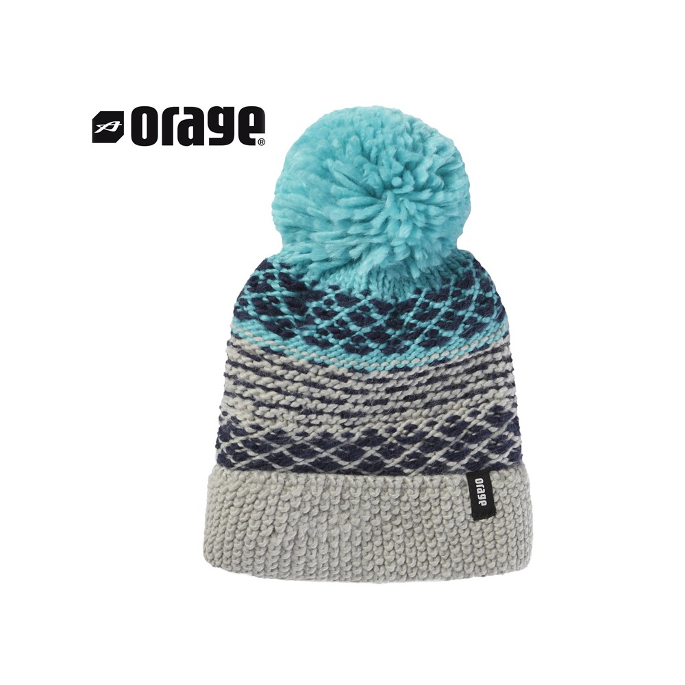 Bonnet de ski ORAGE June Gris Fille