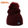 Bonnet SUPERDRY Aries Sparkle Bordeaux Femme