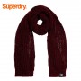 Echarpe SUPERDRY Aries Sparkle Bordeaux Femme