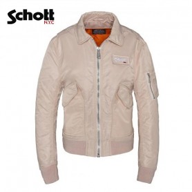 Blouson SCHOTT Pilote CWU Rose thé Femme