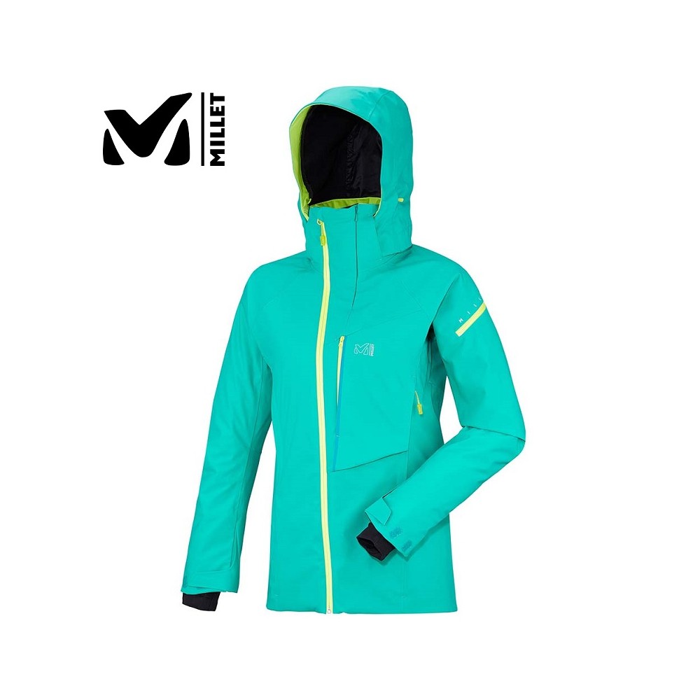 Veste de ski MILLET Big White Stretch Vert Femme