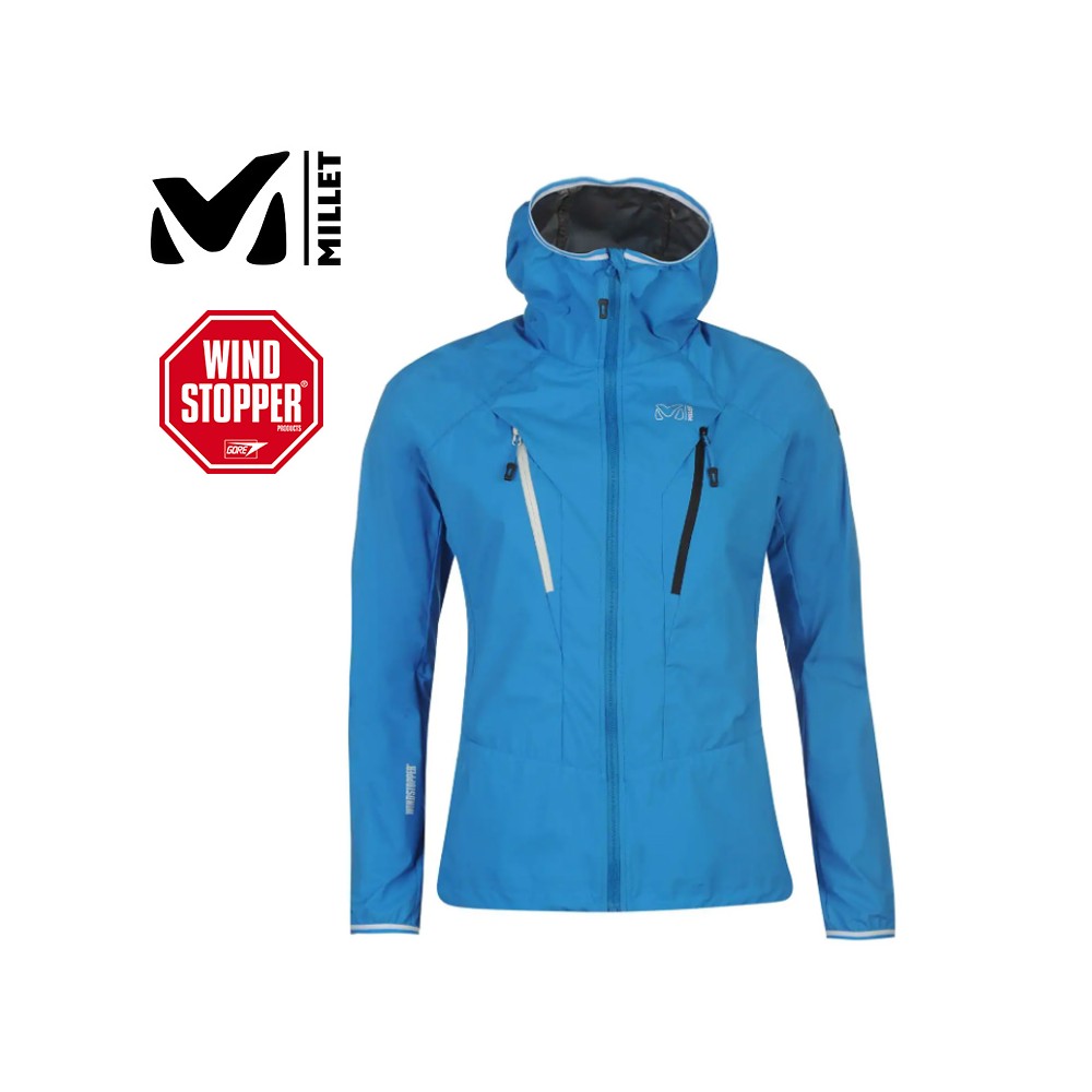 Veste Windstopper MILLET Trilogy Bleu Femme