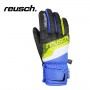 Gants de ski REUSCH Dario Noir / Bleu Junior