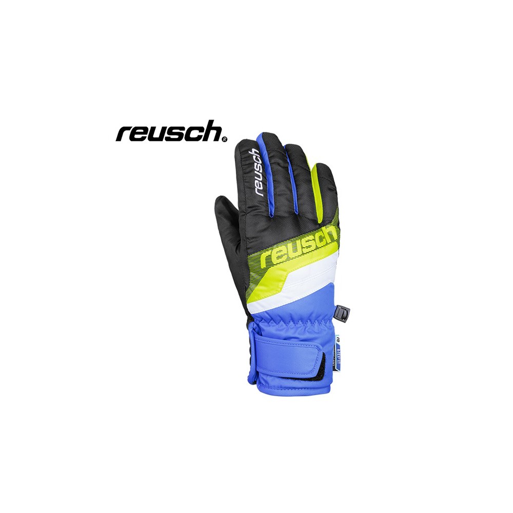 Gants de ski REUSCH Dario Noir / Bleu Junior