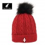 Bonnet de ski COSY & SNOW Steph Rouge Chiné Unisexe