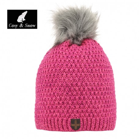 Bonnet de ski COSY & SNOW Nina Framboise Femme Bonnet de ski COSY & SNOW Nina Framboise Femme