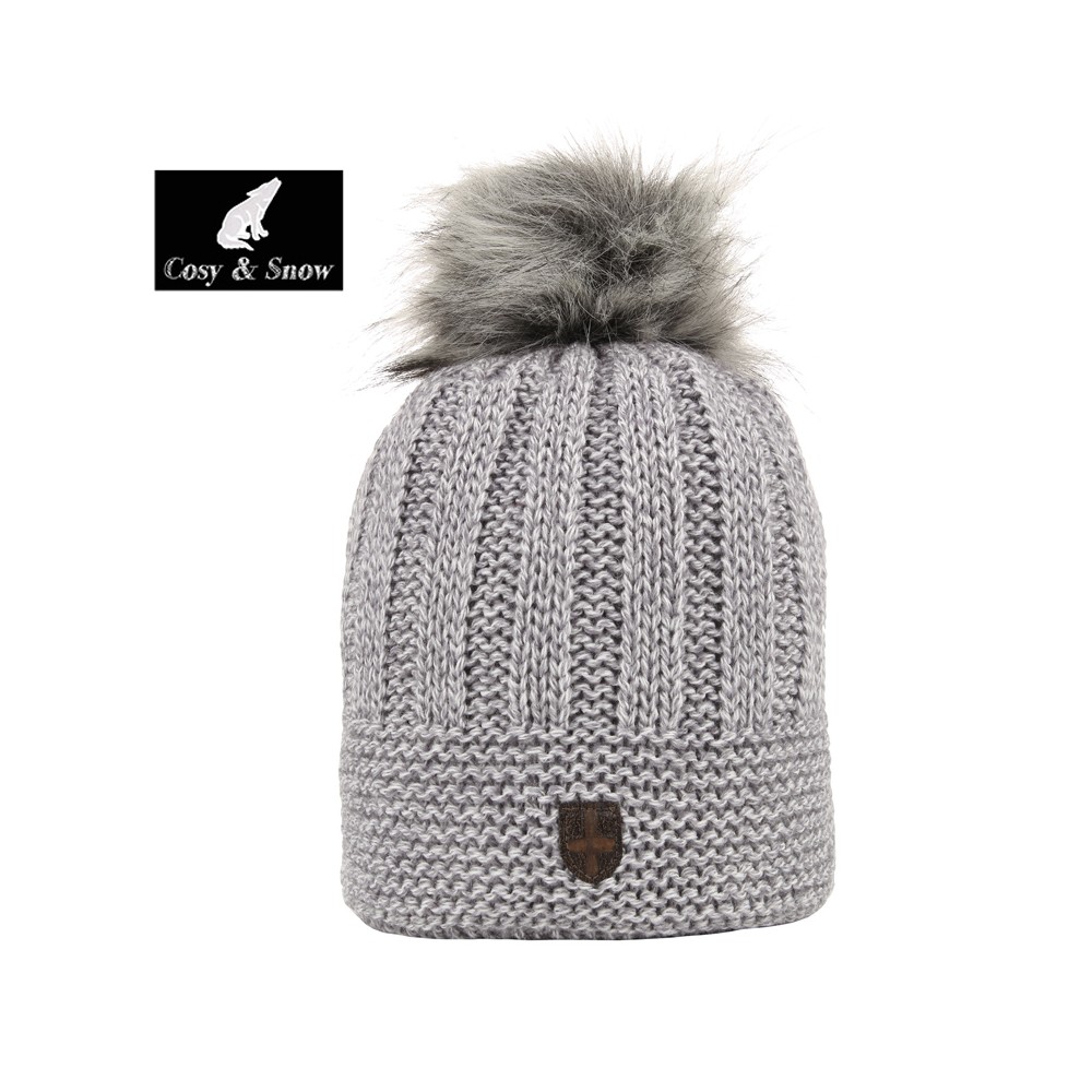 Bonnet de ski COSY & SNOW Brita Gris Chiné Unisexe