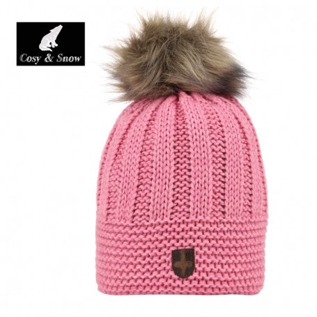 Bonnet de ski COSY & SNOW Brita Vieux Rose Unisexe Bonnet de ski COSY & SNOW Brita Vieux Rose Unisexe