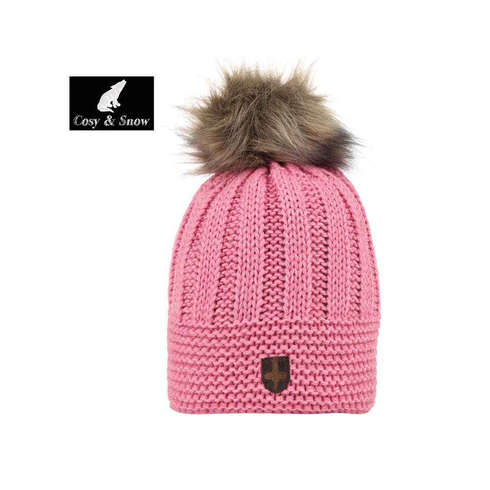 Bonnet de ski COSY & SNOW Brita Vieux Rose Unisexe