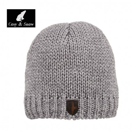 Bonnet de ski COSY & SNOW Raymond Gris Chiné Unisexe Bonnet de ski COSY & SNOW Raymond Gris Chiné Unisexe