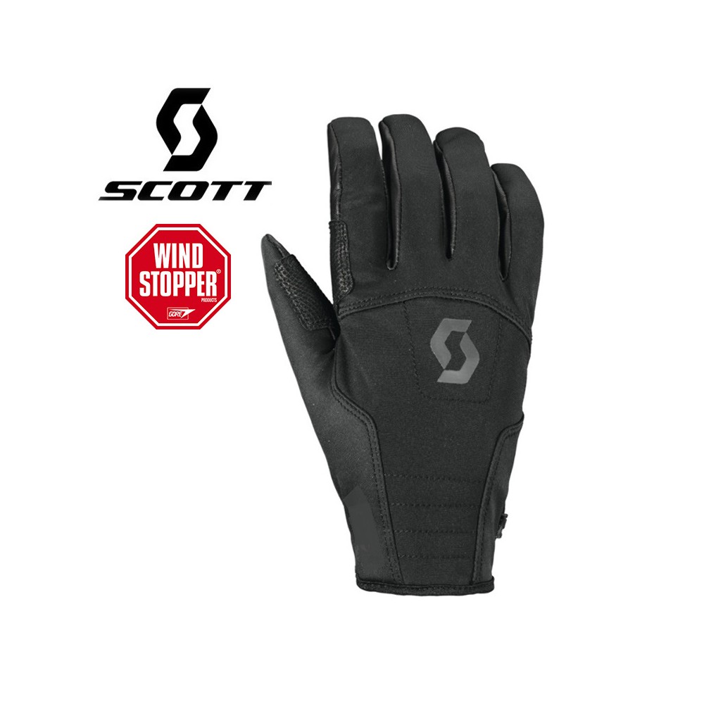 Gants Windstopper SCOTT Explorair Softshell Noir Unisexe