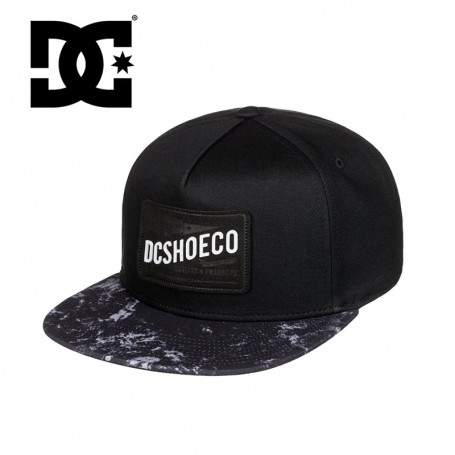 Casquette DC Shoes Leatherstan Noir Unisexe Casquette DC Shoes Leatherstan Noir Unisexe