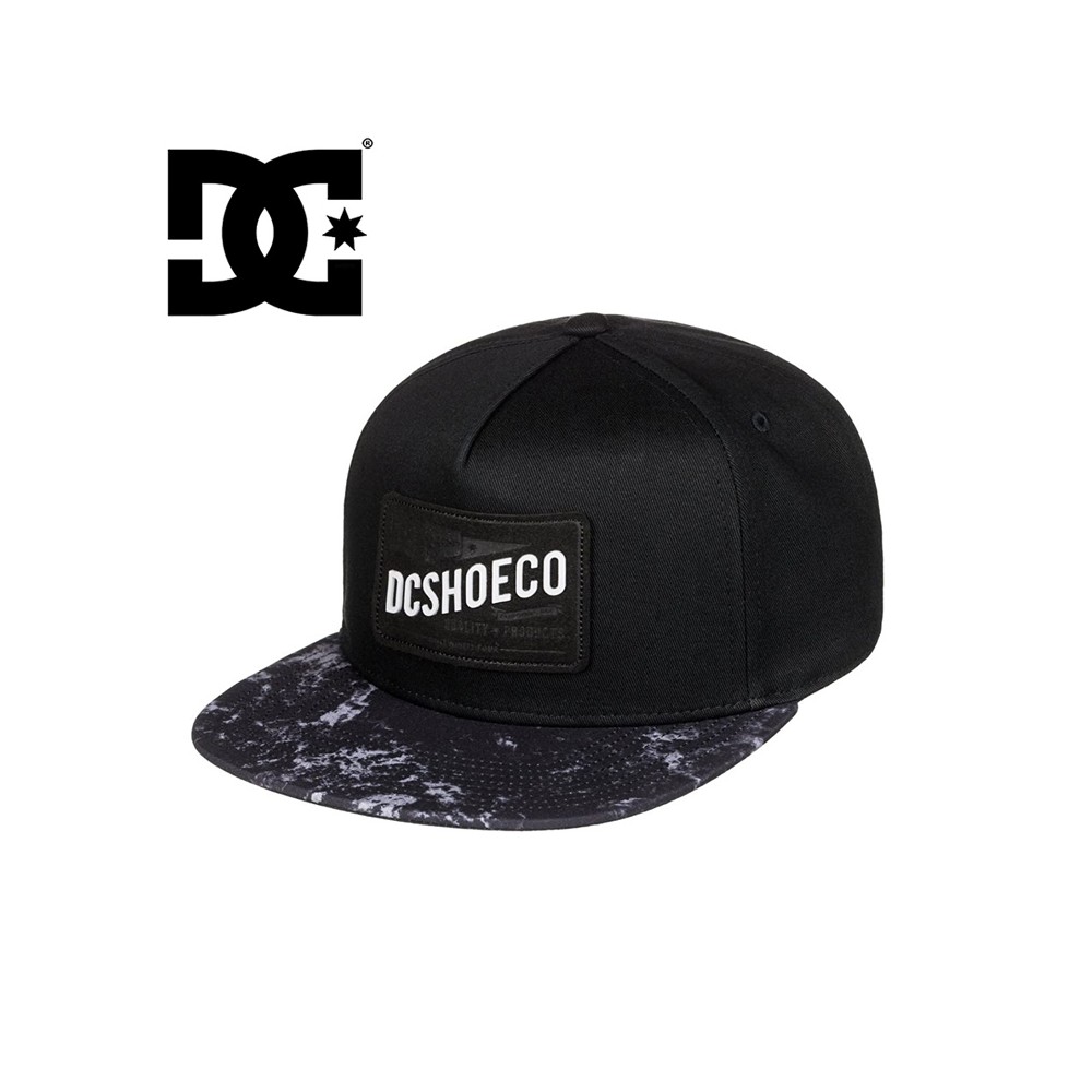 Casquette DC Shoes Leatherstan Noir Unisexe