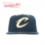 Casquette MITCHELL & NESS Cleveland Cavaliers Bleu Unisexe