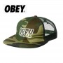 Casquette OBEY Runnin Trucker Camouflage Unisexe