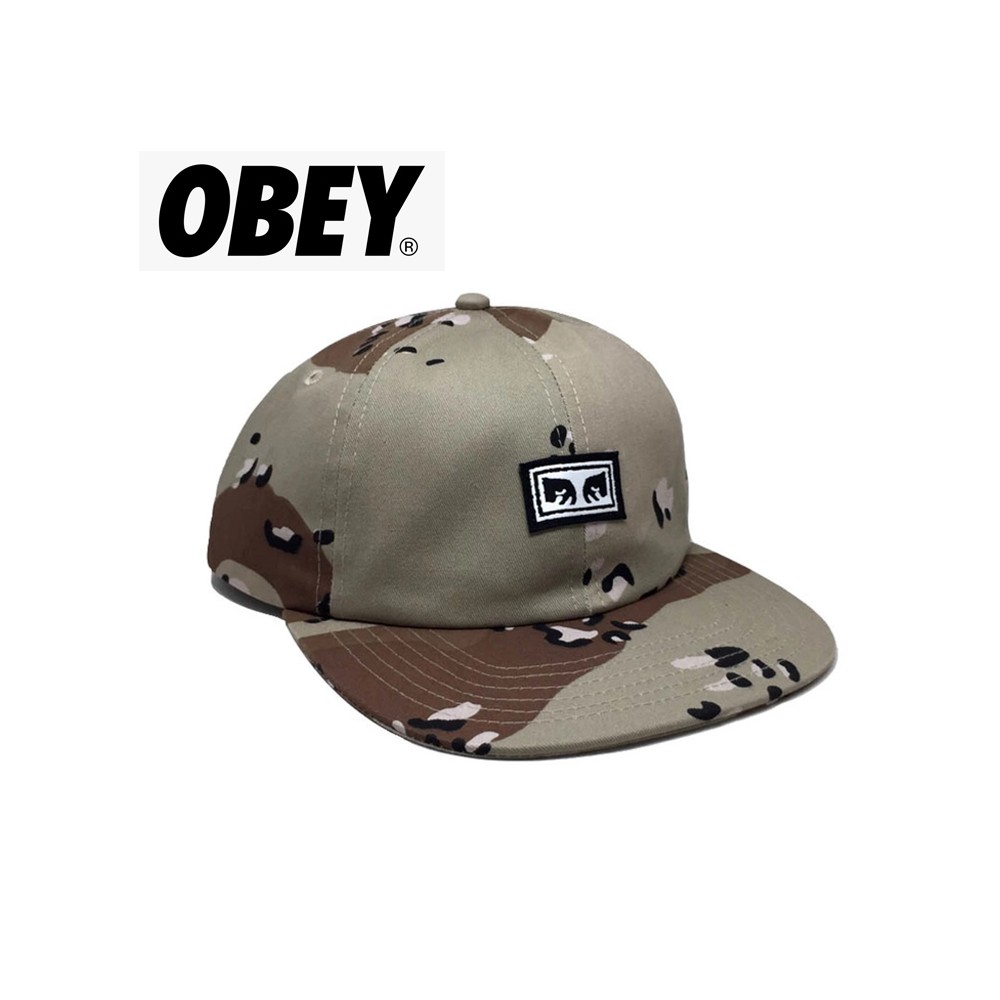 Casquette OBEY Resist 6 panel Choco Unisexe