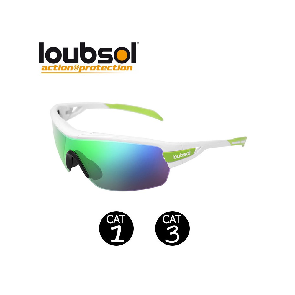 Lunettes sport  LOUBSOL Race Blanc Unisexe - Cat 1/3