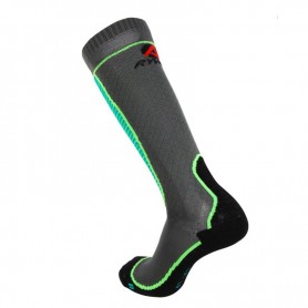 Chaussettes de ski RYWAN Protect  Gris / Vert Unisexe