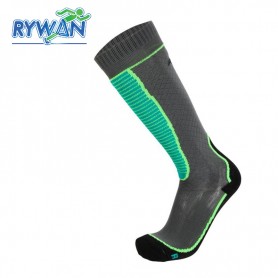 Chaussettes de ski RYWAN Protect  Gris / Vert Unisexe