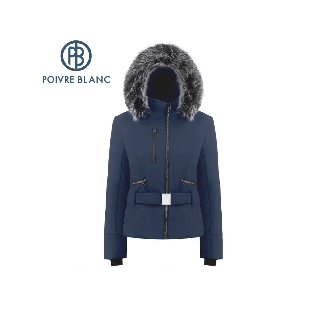 Blouson de ski POIVRE BLANC W19-0806 WO/A Bleu marine Femme