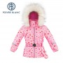 Veste de ski POIVRE BLANC W19-1008 BBGL/A Rose Coeur BB Fille