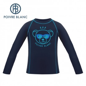 Maillot merinos POIVRE BLANC W19-1840 BBUX Bleu BB Junior