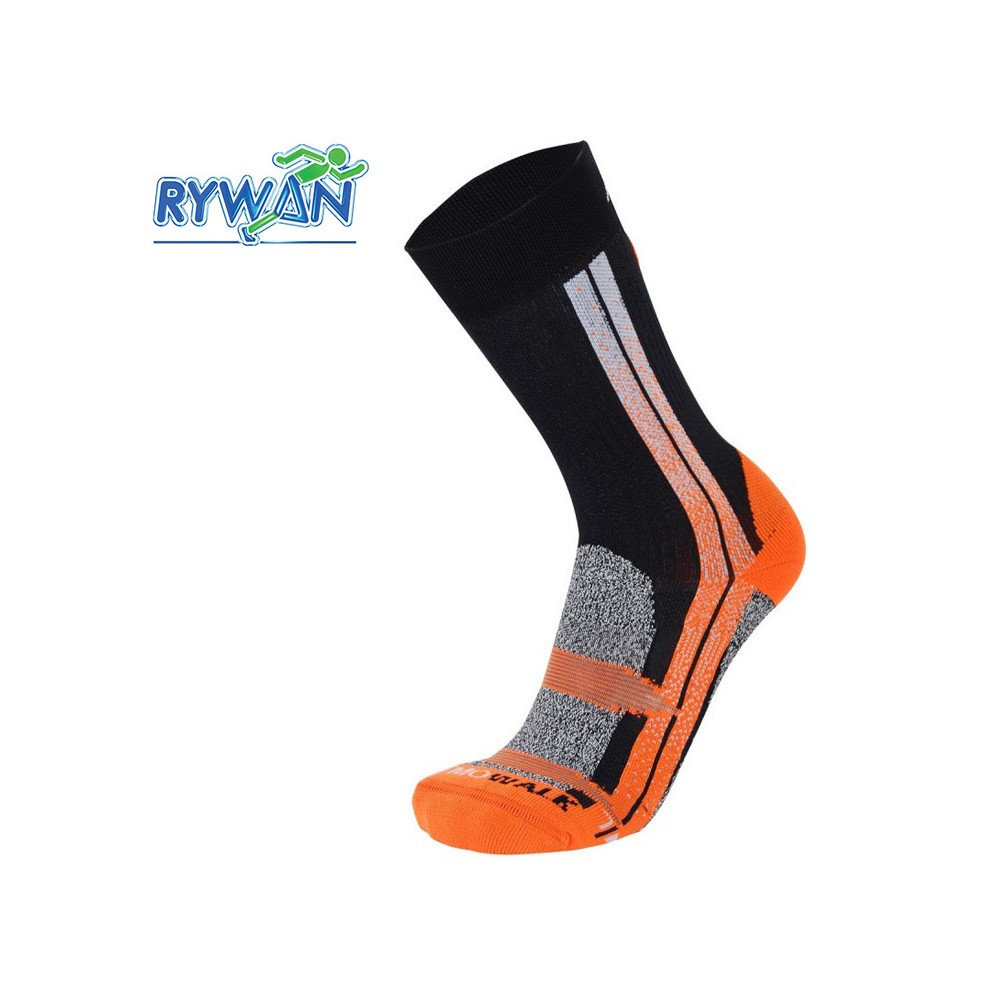 Chaussettes de ski RYWAN Atmo Walk Noir / Orange Unisexe