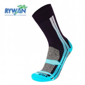 Chaussettes de ski RYWAN Atmo Walk Noir / Bleu Femme