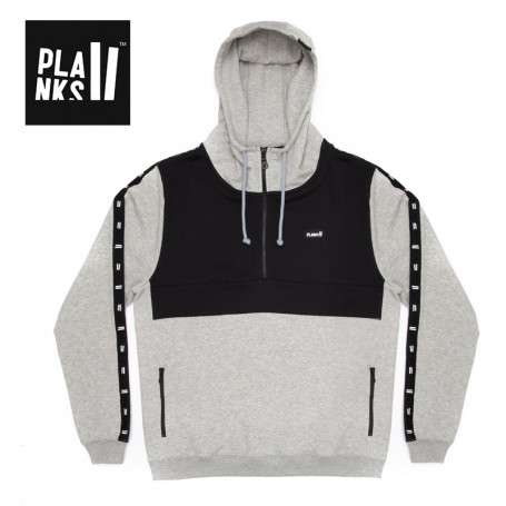 Sweat PLANKS Brother Hood HZ Gris / Noir Homme Sweat PLANKS Brother Hood HZ Gris / Noir Homme