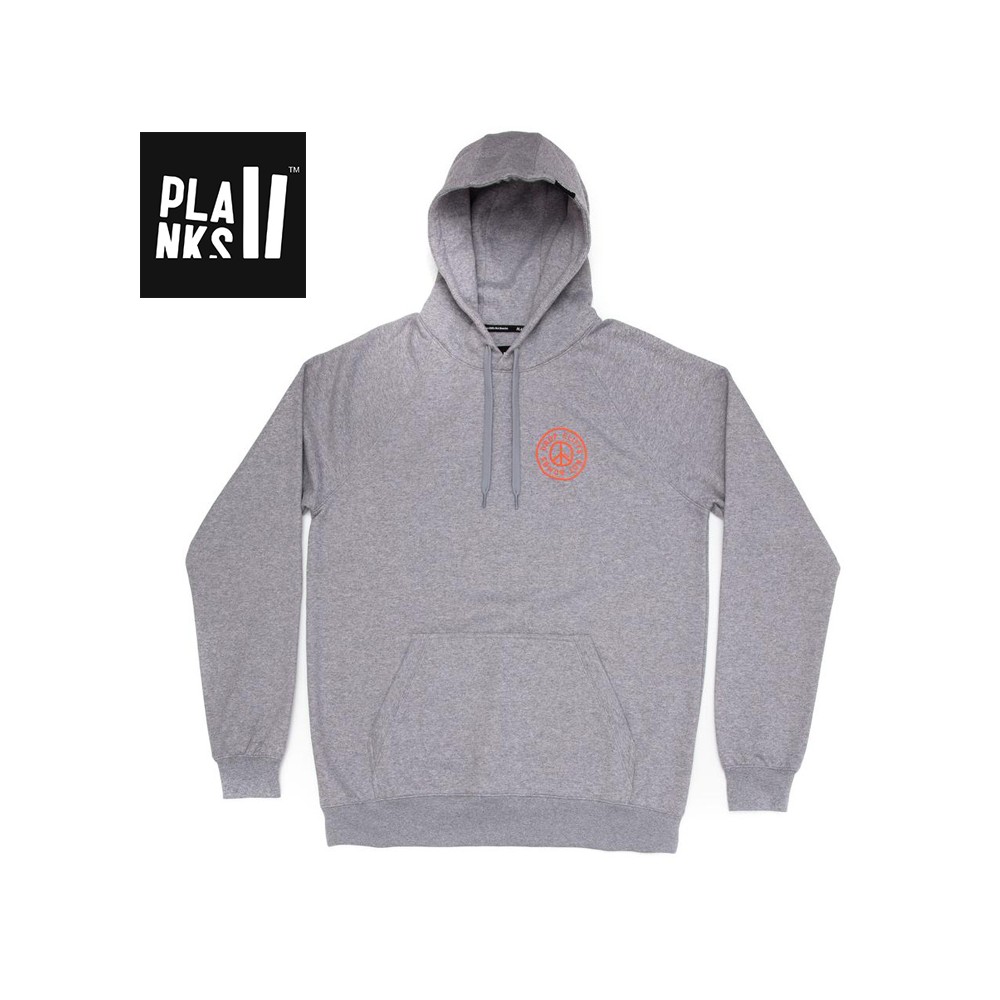 Sweat PLANKS Peace Gris Homme