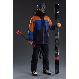 Veste de ski ORAGE Alaskan Bleu / Caramel Homme