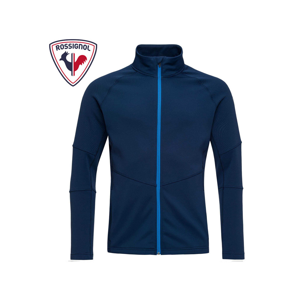 Veste zippée ROSSIGNOL Classique Clim Bleu marine Homme