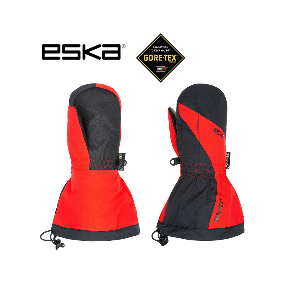 Moufles de ski Gtx ESKA Boaz Pro Noir / Rouge Junior