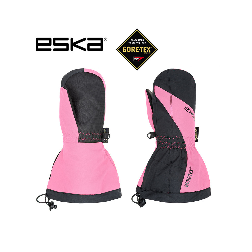 Moufles de ski Gtx ESKA Boaz Pro Noir / Rose Junior