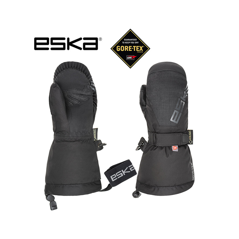Moufles de ski Gtx ESKA NOK Noir Junior