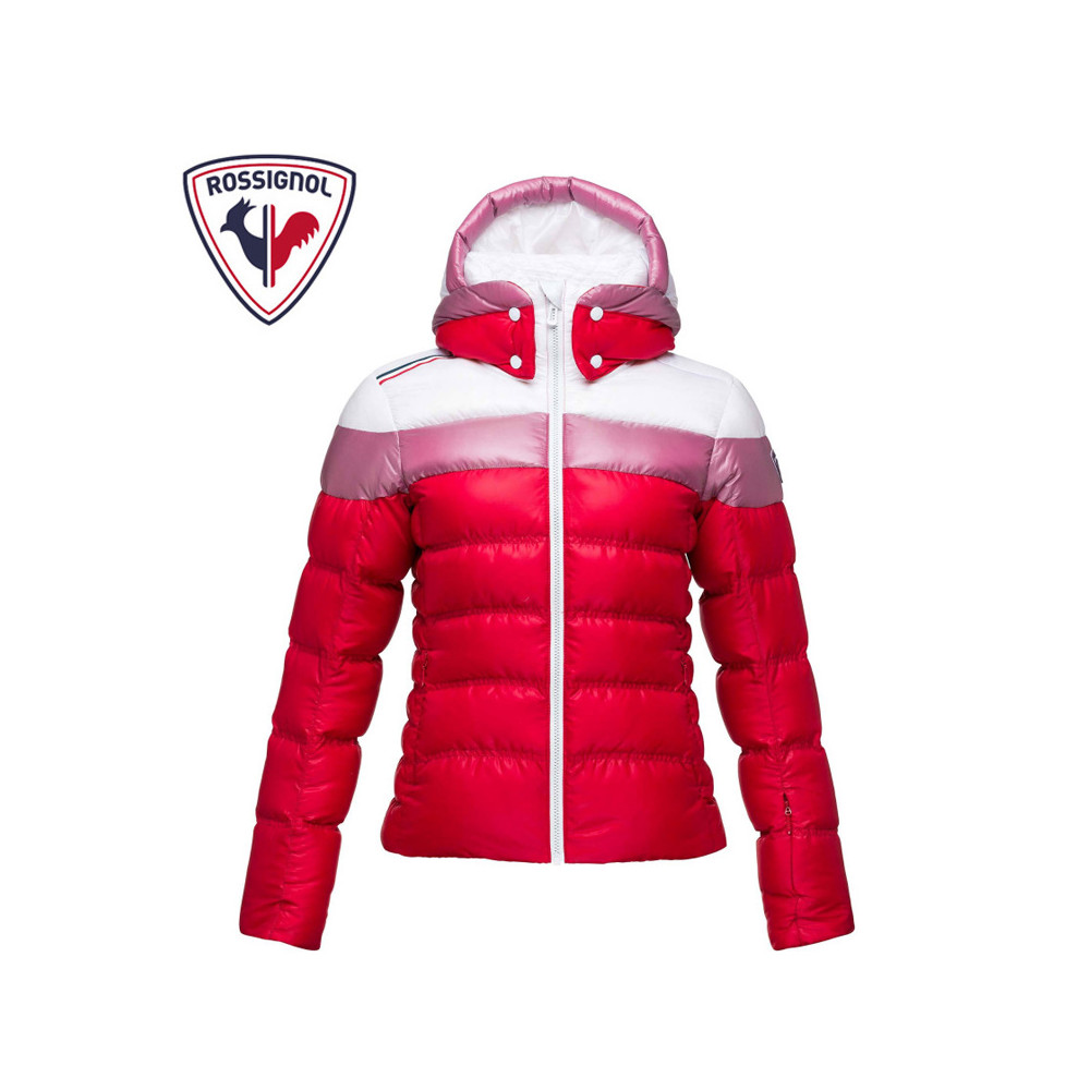 Doudoune de ski ROSSIGNOL Hiver Down Carmin Femme