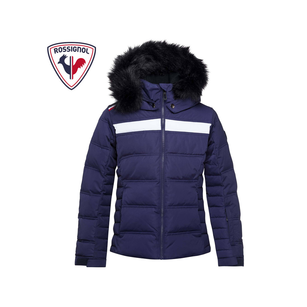 Doudoune de ski ROSSIGNOL Girl Hiver Polydown Bleu nuit  Fille