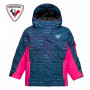 Doudoune de ski ROSSIGNOL Kid Flocon Bleu / Rose Bébé