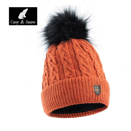 Bonnet de ski COSY & SNOW Steph Rouille Femme